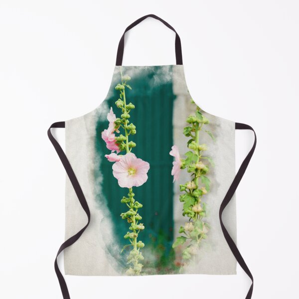 Item preview, Closeup of a Hollyhock in watercolor designed and sold by FotoMahieu.