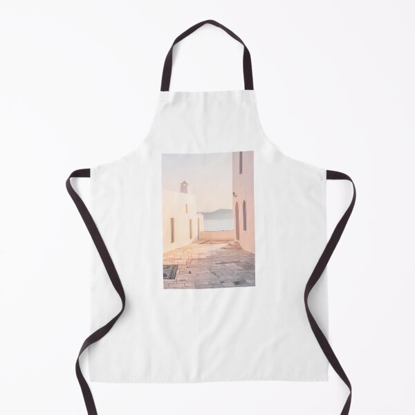 Item preview, Milos, Greece I Sunset light in Oia Cyclades white architecture with its summer pastel aesthetic with panoramic view of the Mediterranean sea ocean and the orange golden light of the greek mountain designed and sold by Julie Travel Photography.