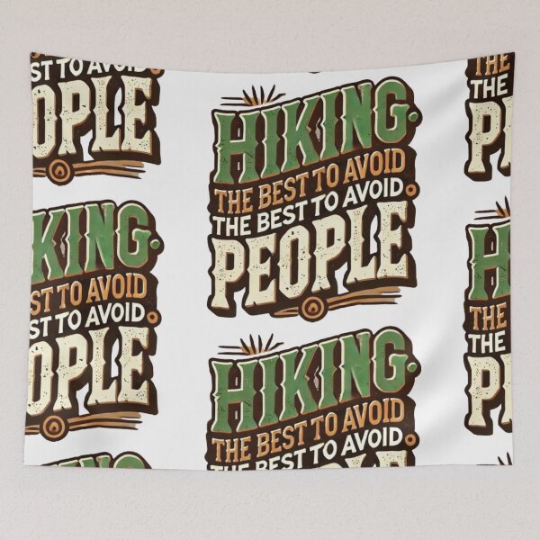 Item preview, Hiking Solitude Quote for Introverts designed and sold by WildVista.
