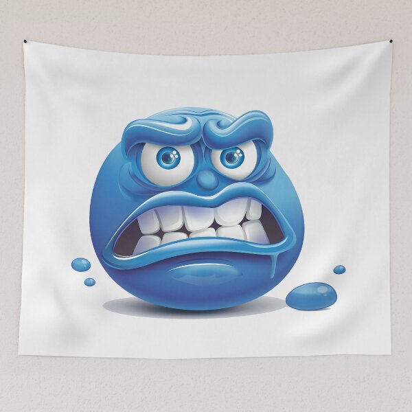 Item preview, Happy International Bluescreen Day Fun Emoji Apparel designed and sold by Abdulra7man369.
