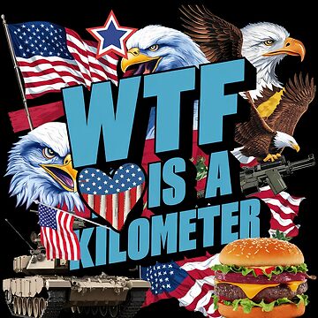 Artwork thumbnail, WTF is a kilometer Classic T-Shirt by MousajidouArt