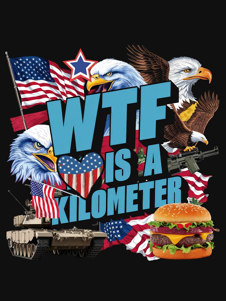 Thumbnail 7 of 7, Essential T-Shirt, WTF is a kilometer Classic T-Shirt designed and sold by MousajidouArt.