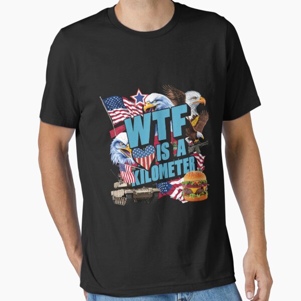Item preview, WTF is a kilometer Classic T-Shirt designed and sold by MousajidouArt.
