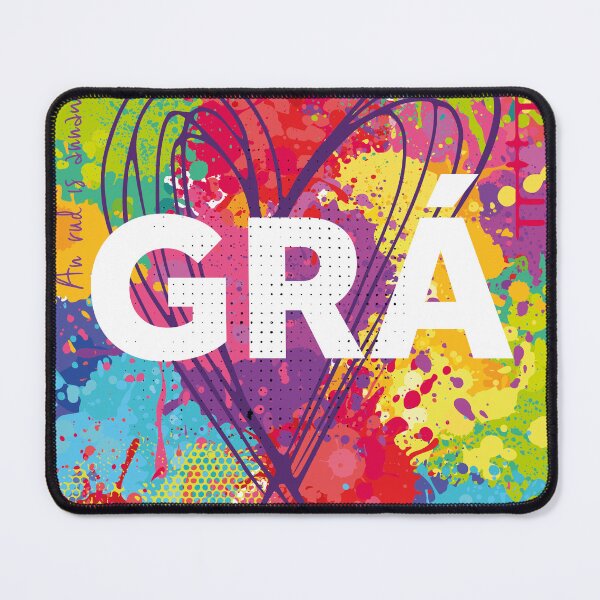 Item preview, Gra/ 'Love' Irish Print With Ogham Script designed and sold by PrintsByDC.