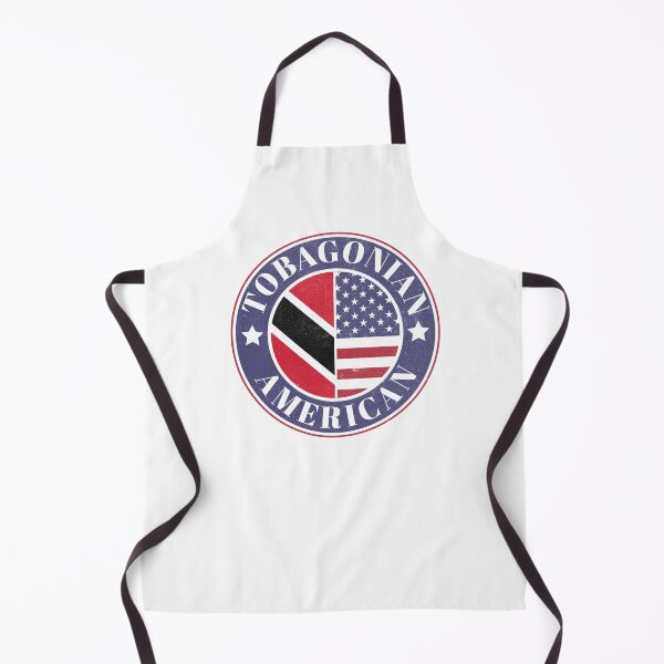 Item preview, Proud Tobagonian-American Badge - Trinidad and Tobago Flag designed and sold by chrisrivait.