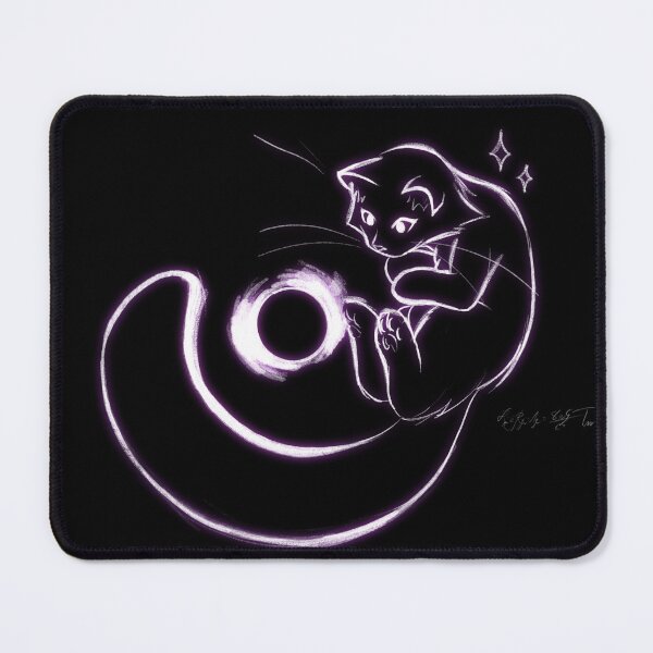 Item preview, Black Hole Kitty (lineart ver.) designed and sold by quantumfieldtea.