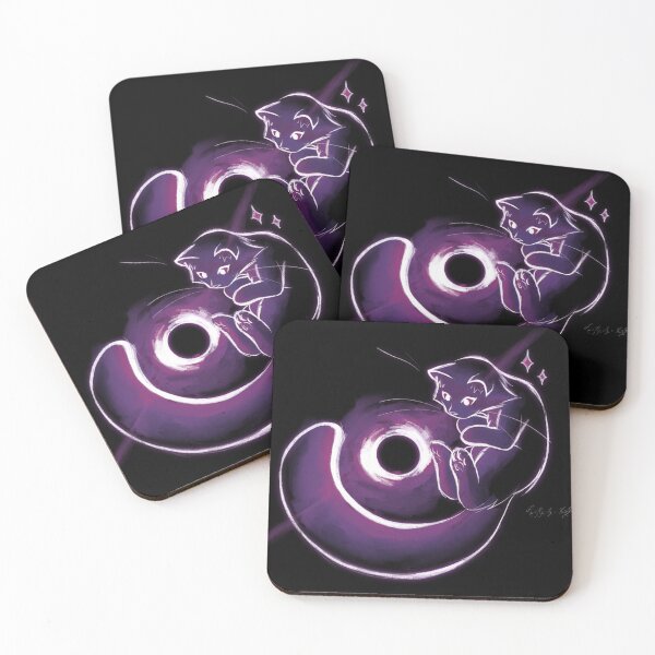 Item preview, Black Hole Kitty (shaded ver.) designed and sold by quantumfieldtea.