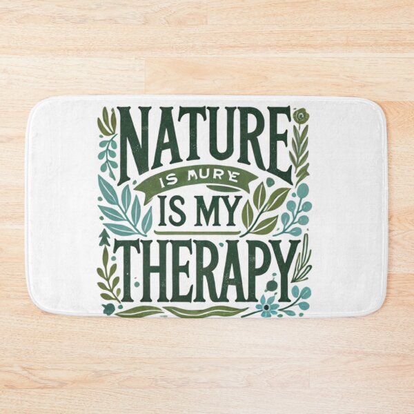 Item preview, Nature Therapy Inspirational Quote designed and sold by WildVista.