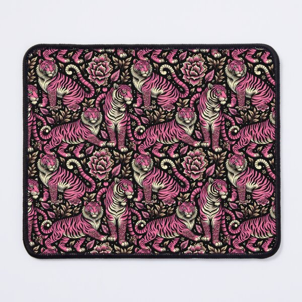 Item preview, Black and Pink Lady Tiger Pattern designed and sold by kathrynchill.