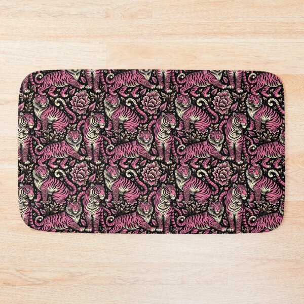 Item preview, Black and Pink Lady Tiger Pattern designed and sold by kathrynchill.