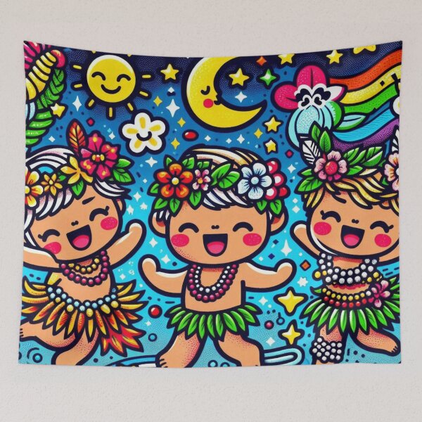 Item preview, Enchanting Hula Kids - 051 designed and sold by sagaofsilence.