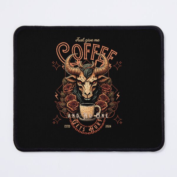 Item preview, Just Give Me Coffee and No One Gets Hurt designed and sold by EULALIA Twarog.