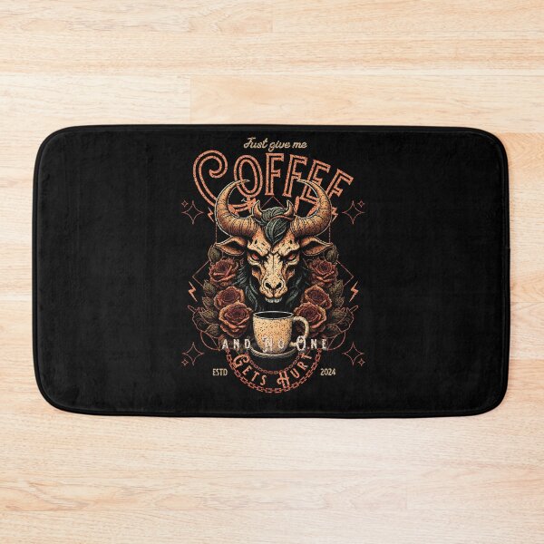 Item preview,  Just Give Me Coffee and No One Gets Hurt designed and sold by EULALIA Twarog.