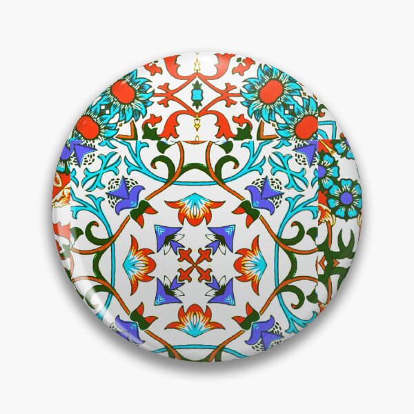 Item preview, Blue,red,Moroccan,mosaic tiles,Mediterranean art designed and sold by MariaMarinova.