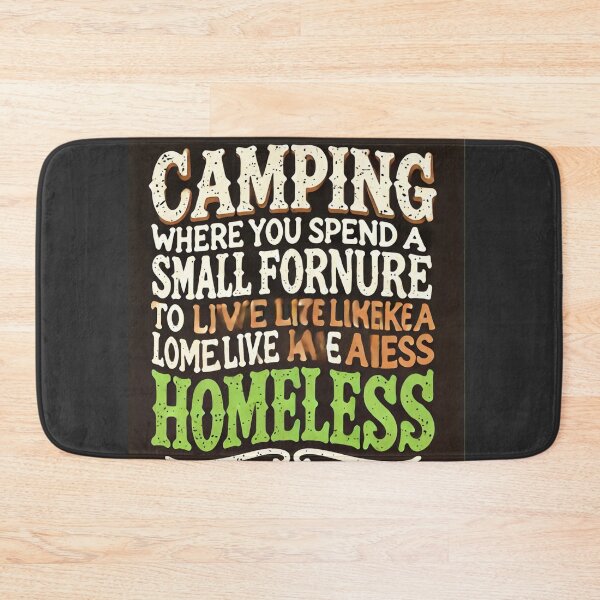 Item preview, Funny Camping Expense Quote designed and sold by WildVista.