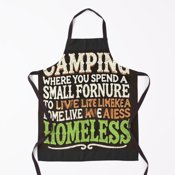 Item preview, Funny Camping Expense Quote designed and sold by WildVista.