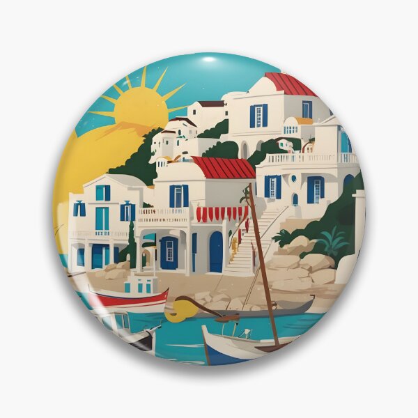 Item preview, Nea Smyrni Greece Vintage Travel Tourism  designed and sold by TravelersGems.