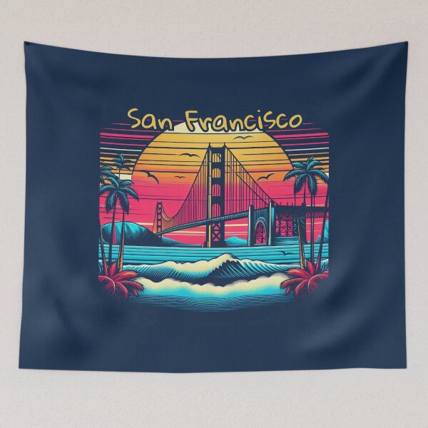 Item preview, San Francisco California Neon Style designed and sold by KTGim.