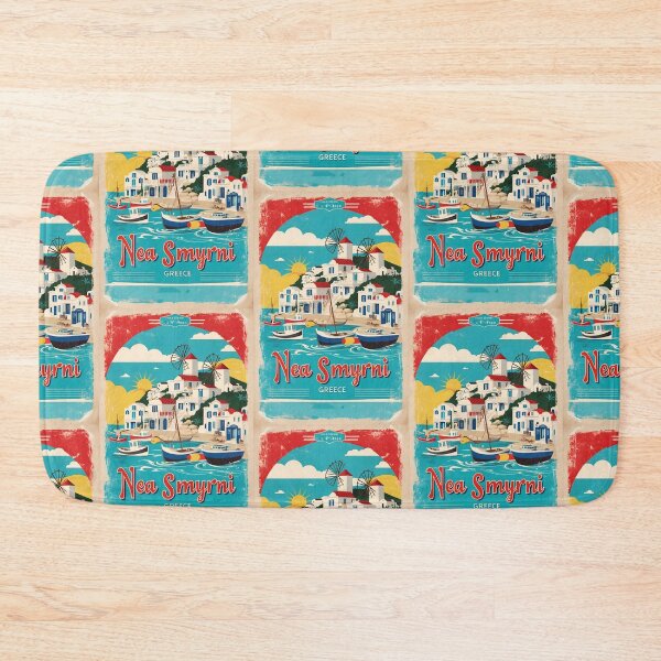 Item preview, Nea Smyrni Greece Vintage Travel Tourism  designed and sold by TravelersGems.