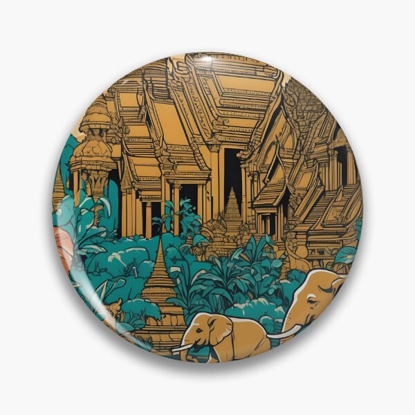 Item preview, Pak Kret Thailand Vintage Travel Tourism  designed and sold by TravelersGems.