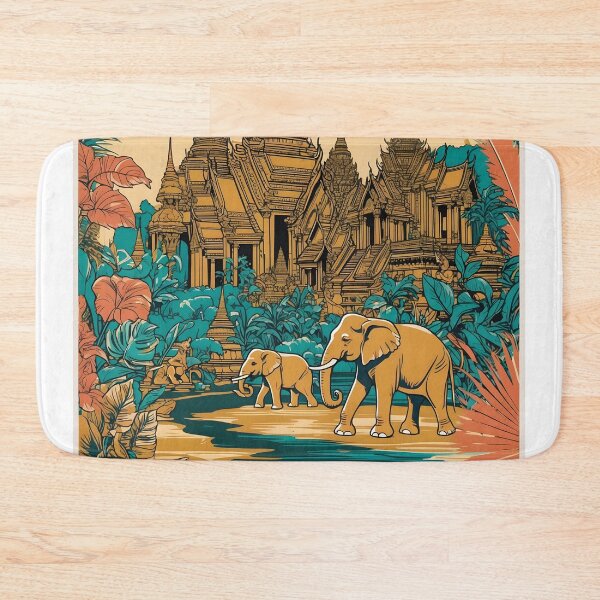 Item preview, Pak Kret Thailand Vintage Travel Tourism  designed and sold by TravelersGems.