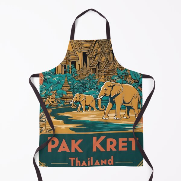 Item preview, Pak Kret Thailand Vintage Travel Tourism  designed and sold by TravelersGems.