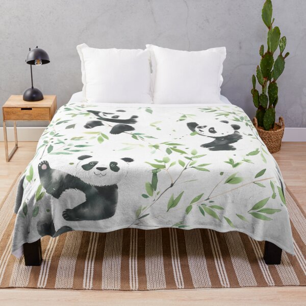 Item preview, Happy Baby Pandas: Watercolor Serenity designed and sold by AI-Only Creations.