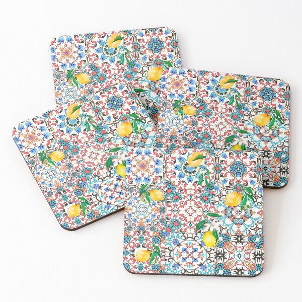 Item preview, Lemon,citrus,Mediterranean ,mosaic tiles,Moroccan art designed and sold by MariaMarinova.
