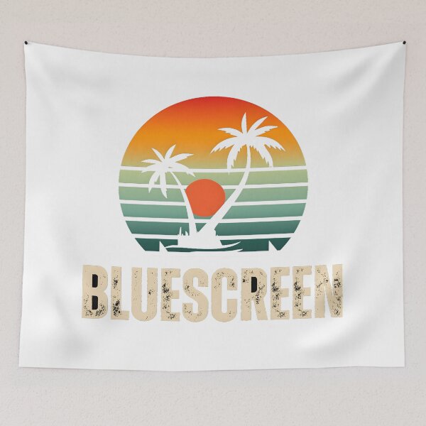 Item preview, Bluescreen Retro Sunset Apparel designed and sold by Abdulra7man369.