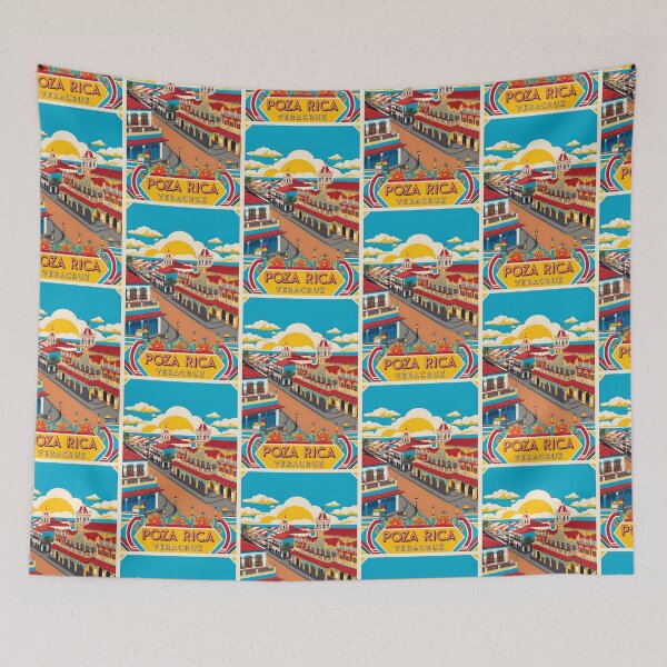 Item preview, Poza Rica Veracruz Mexico Vintage Travel Tourism  designed and sold by TravelersGems.