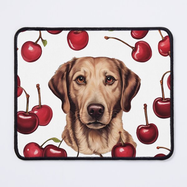 Item preview, Dog With Cherries designed and sold by jonicmarko.