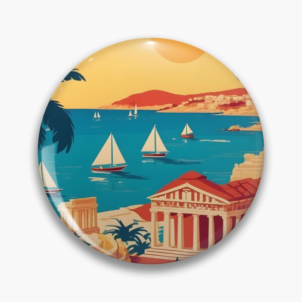 Item preview, Antalya Turkey Vintage Travel Tourism  designed and sold by TravelersGems.