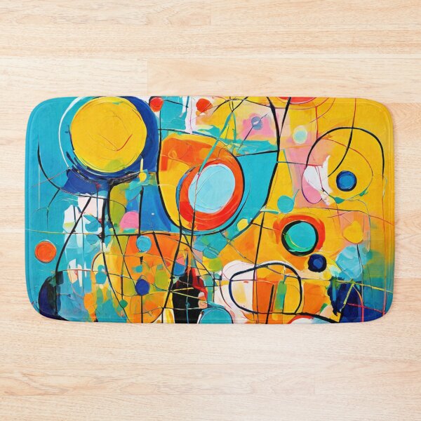 Item preview, A layered abstract painting with hidden messages and symbols, waiting to be deciphered designed and sold by WATERDUST.