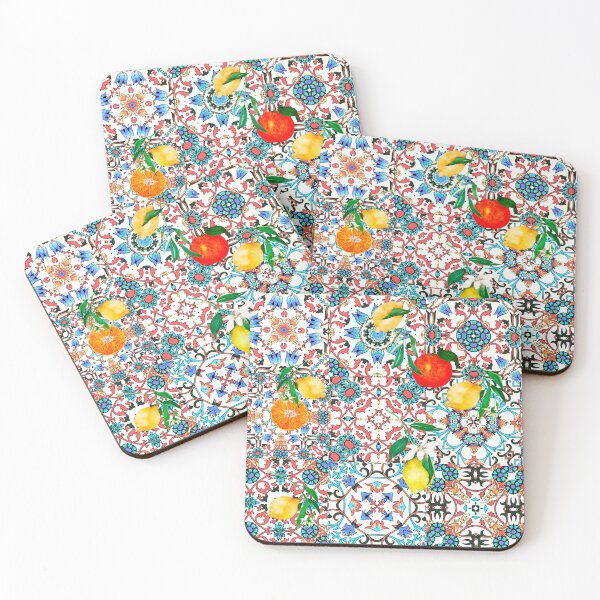 Item preview, Lemon,citrus,Mediterranean ,mosaic tiles,Moroccan art designed and sold by MariaMarinova.