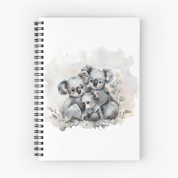 Item preview, Delightful Koala Family: Watercolor Bliss designed and sold by AI-Only Creations.