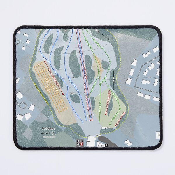 Item preview, McIntyre Ski Resort Trail Map designed and sold by Mapsynergy.