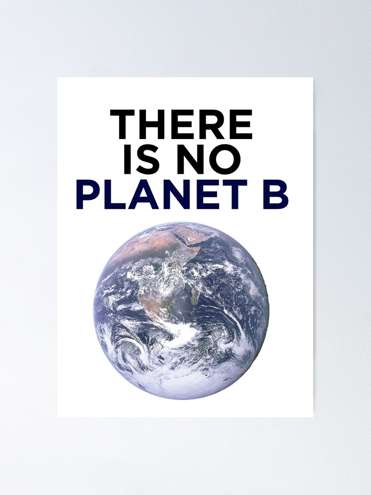 "There Is No Planet B" Poster For Sale By Unaustralian | Redbubble