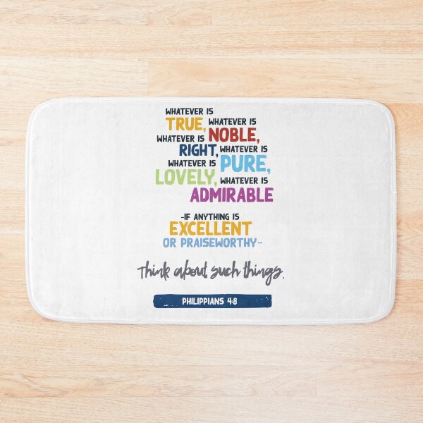 Item preview, Philippians 4:8 designed and sold by BellDesigned.