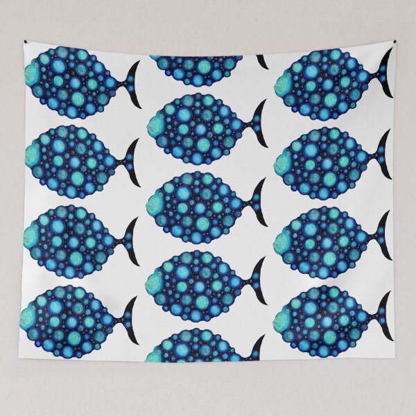 Item preview, Great Blue BubbbleFish designed and sold by KakiDimock.