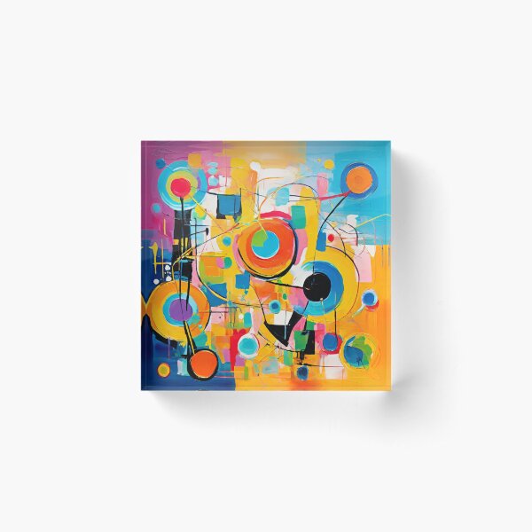 Item preview, A layered abstract painting with hidden messages and symbols, waiting to be deciphered designed and sold by WATERDUST.