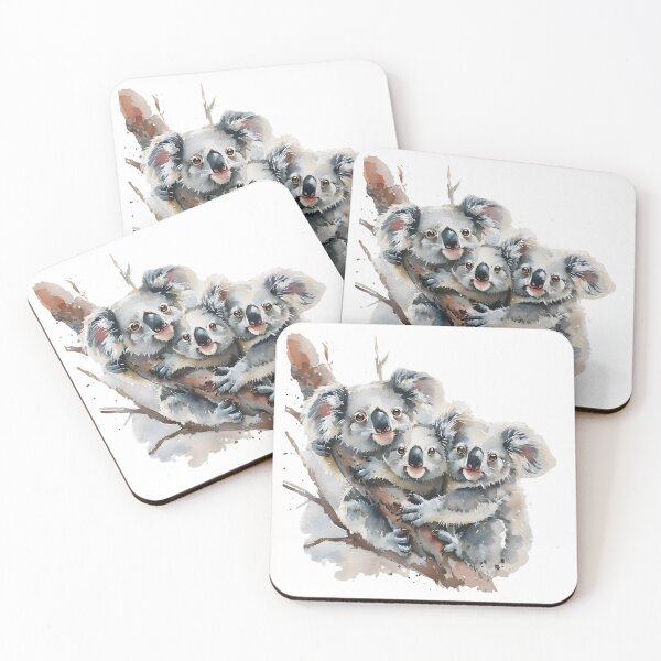 Item preview, Adorable Baby Koalas: Watercolor Magic designed and sold by AI-Only Creations.