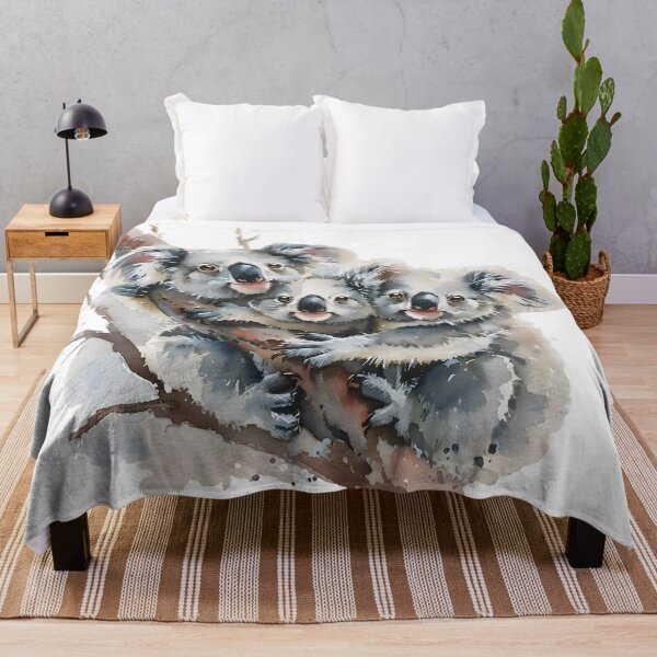 Item preview, Adorable Baby Koalas: Watercolor Magic designed and sold by AI-Only Creations.