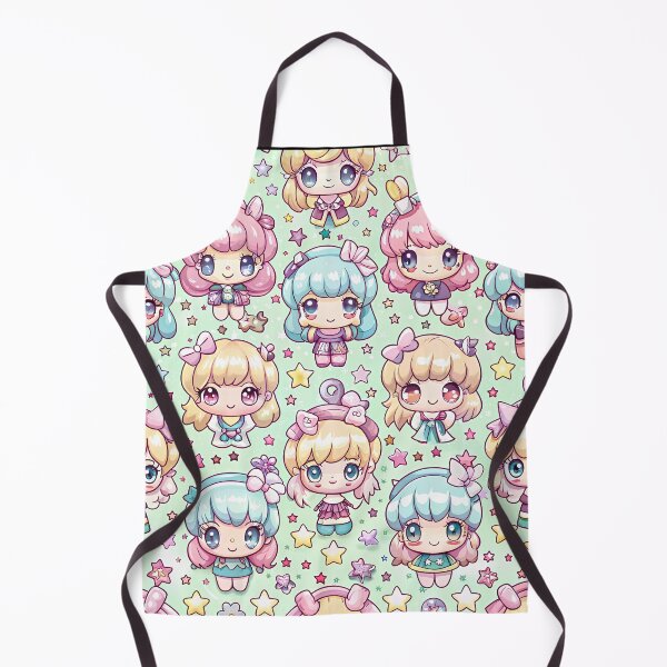 Item preview, Kawaii Anime Girls Pattern designed and sold by Itsheartshop.