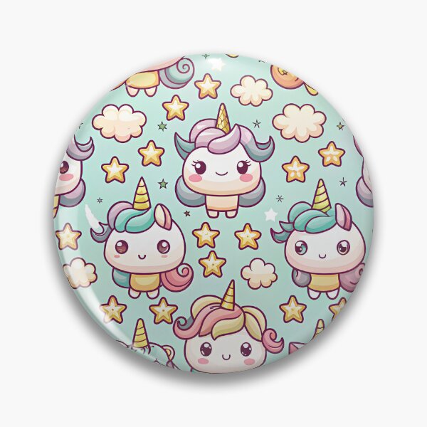 Item preview, Kawaii Pastel Unicorns Pattern designed and sold by Itsheartshop.