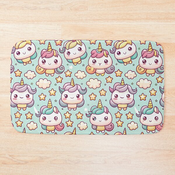 Item preview, Kawaii Pastel Unicorns Pattern designed and sold by Itsheartshop.