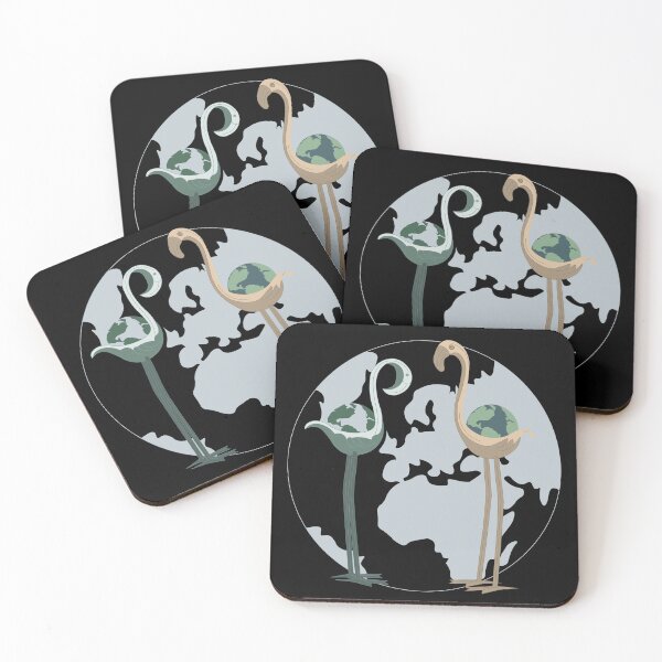 Item preview,  The flamingos become guardians of the night designed and sold by HEERMANArt.