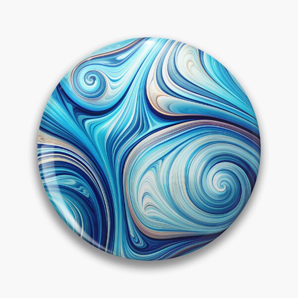 Item preview, Gradient Blue Liquid Swirls designed and sold by Itsheartshop.