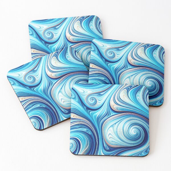 Item preview, Gradient Blue Liquid Swirls designed and sold by Itsheartshop.