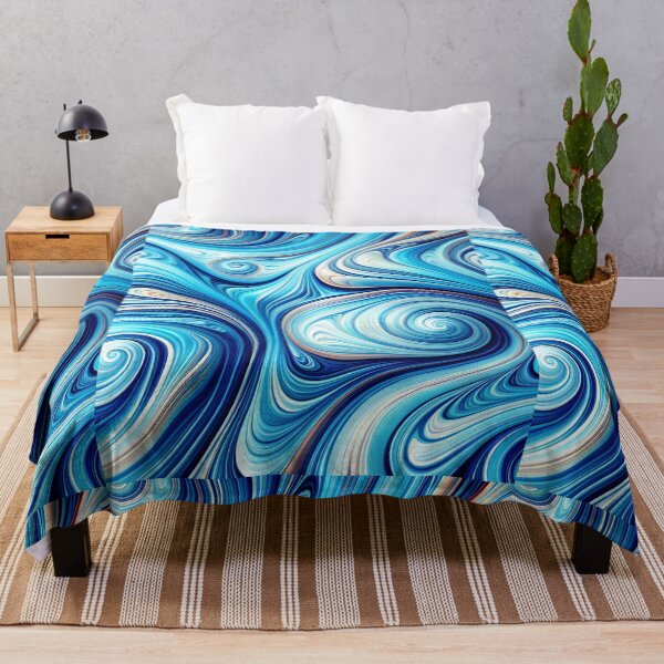Item preview, Gradient Blue Liquid Swirls designed and sold by Itsheartshop.