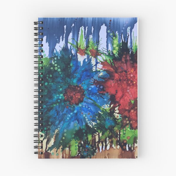 Item preview, Color Burst Red & Blue designed and sold by Art by Leanne P / Leanne Poellinger.